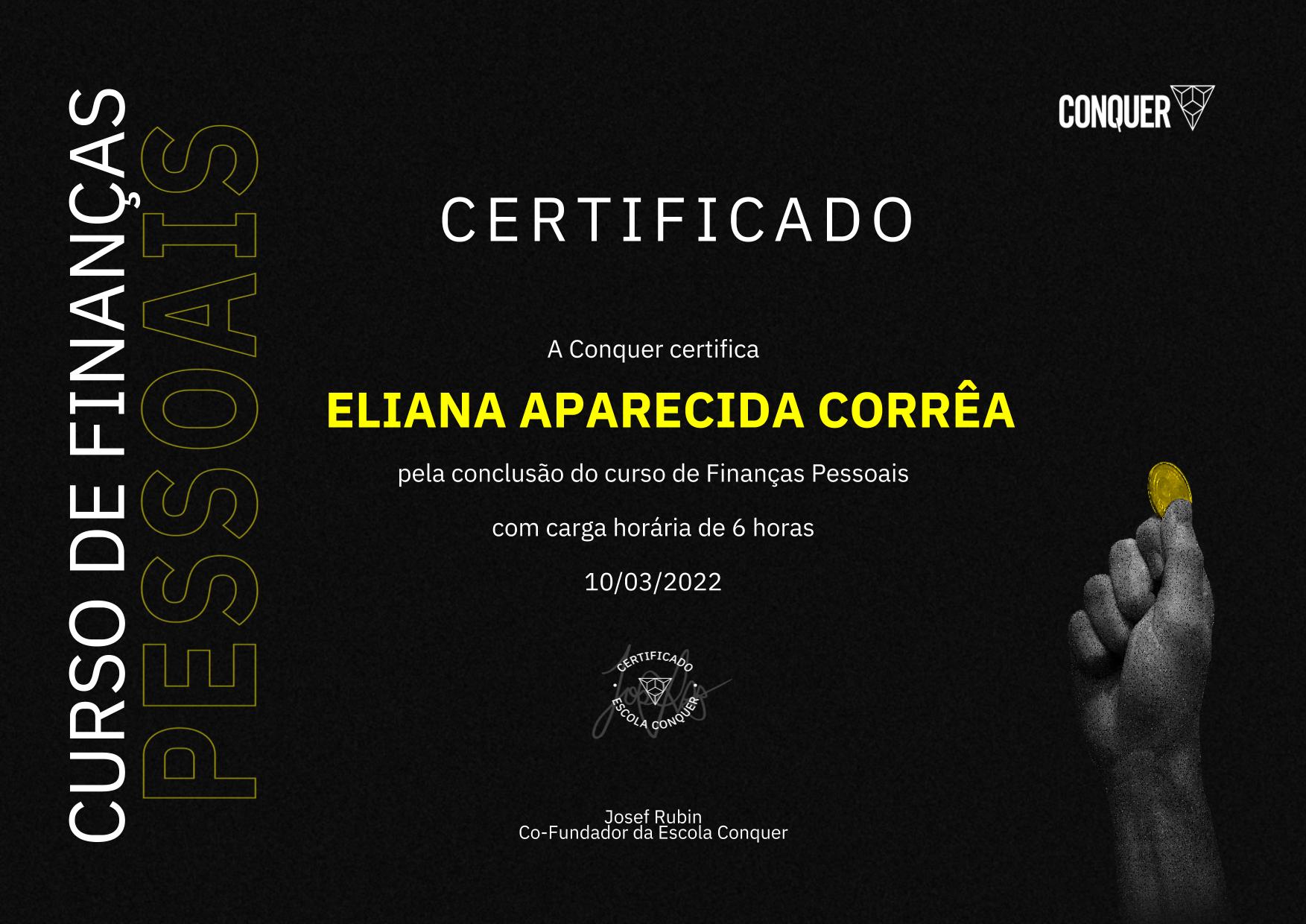 Certificado de Finanças Pessoais